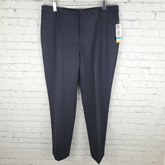 TANJAY | Comfort Fit modern straight plaid stretch trouser pants - Picture 1 of 8